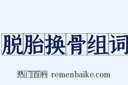 脱胎换骨组词是什么意思的图片